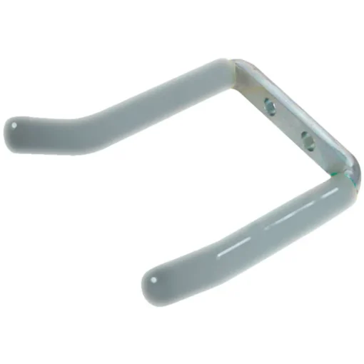 Crawford Vinyl Coated Gray Steel Small Storage Hook 5 lb. cap. 2 pk