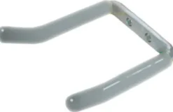 Crawford Vinyl Coated Gray Steel Small Storage Hook 5 lb. cap. 2 pk