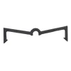 Crawford Zinc Plated Black Plastic 0.05 in. Peg Hook Locks 25 pk