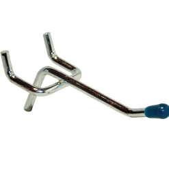 Crawford Zinc Plated Silver Steel 2 in. Peg Hooks 4 pk