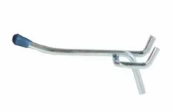 Crawford Zinc Plated Silver Steel 2 in. Peg Hooks 4 pk
