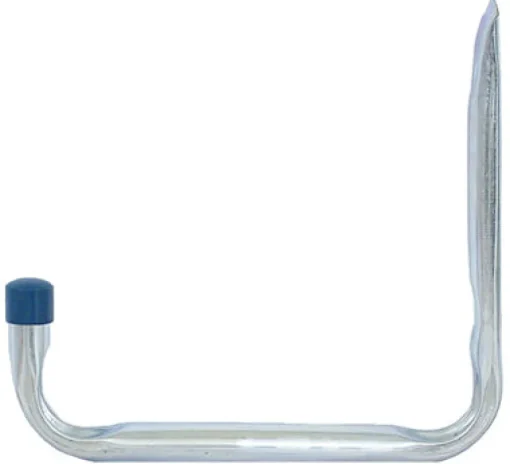 Crawford Zinc Plated Silver Steel 11 in. Giant Storage Hangers 1 pk