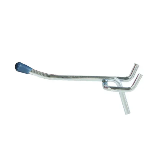 Crawford Zinc Plated Silver Steel 4 in. Peg Hooks 3 pk
