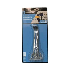 Crawford Zinc Plated Silver Steel 4 in. Peg Hooks 3 pk