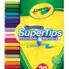 Crayola SuperTips Assorted Fine Tip Markers 20 pk
