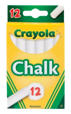 Crayola White Chalk 12 pk (Pack of 6)