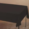 Creative Converting 710126 54 X 108 Black Velvet Tablecover