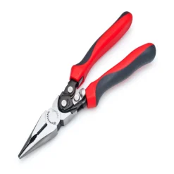Crescent 9 in. Chrome Vanadium Steel Pro Series Compound Action Long Nose Pliers