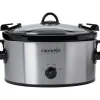 Crock Pot Cook and Carry 6 qt Silver Stainless Steel Slow Cooker
