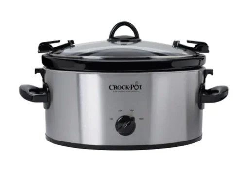 Crock Pot Cook and Carry 6 qt Silver Stainless Steel Slow Cooker