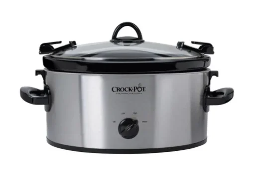 Crock Pot Cook and Carry 6 qt Silver Stainless Steel Slow Cooker