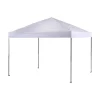 Crown Shade Polyester Gray/Black 4-Side Rain Proof One Touch Canopy 10 L x 10 W x 9.38 H ft.