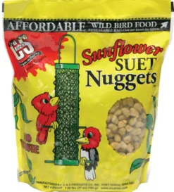 C&S Assorted Species Sunflower Suet Nuggets 27 oz
