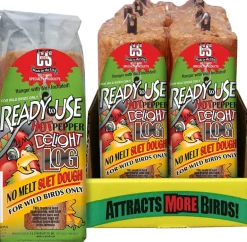 C&S Hot Pepper Delight Assorted Species Suet Log Beef 1 lb.
