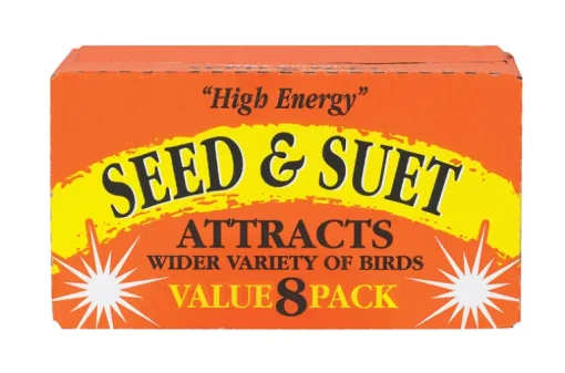 C&S Products Assorted Species Beef Suet Wild Bird Food 11 oz