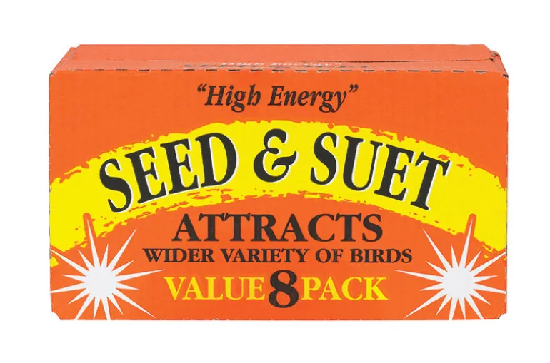 C&S Products Assorted Species Beef Suet Wild Bird Food 11 oz