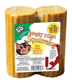 C&S Products Squirrelog Wildlife Squirrel and Critter Food Corn 32 oz. (Pack of 12)