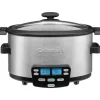 Cuisinart 4 qt Silver Stainless Steel Programmable Slow Cooker