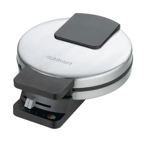 Cuisinart 4 waffle Black/Silver Stainless Steel Waffle Maker