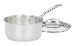 Cuisinart Chef's Classic Stainless Steel Saucepan 1.5 qt Silver