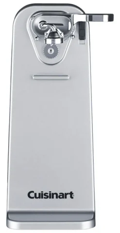 Cuisinart Deluxe Semi-Gloss Gray Electric Can Opener Magnetic Lid Holder