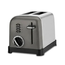 Cuisinart Silver Stainless Steel Polished Chrome 600W 2-Slot Toaster 8.27 H x 8 W x 11.26 D in.