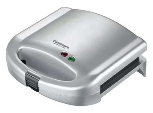 Cuisinart Silver Stainless Steel Nonstick Surface Sandwich Maker