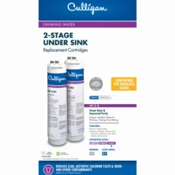 Culligan 2 Stage Under Sink Replacement Water Filter For Culligan