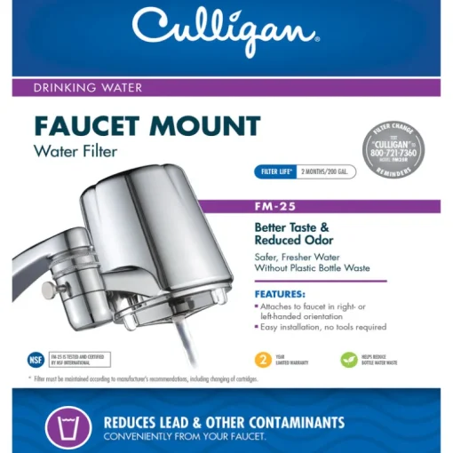 Culligan Carbon Faucet Mount Advanced Replacement Filter 200 gal. Capacity