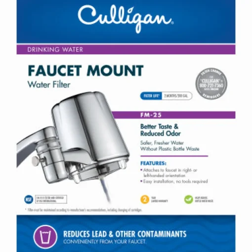 Culligan Carbon Faucet Mount Advanced Replacement Filter 200 gal. Capacity