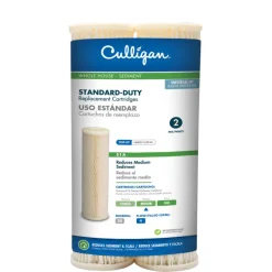 Culligan Polypropylene Medium-Fine 20 Micron Water Filter Cartridge 9-3/4 H x 2-5/8 Dia. in.