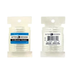 CURTAIN HOOKS CLR 12PK (Pack of 4)