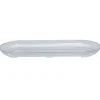 Curtis Wagner Plastics 1.25 in. H X 5 in. W X 14 in. D Plastic Centerpiece Plant Tray Clear (Pack of 25)