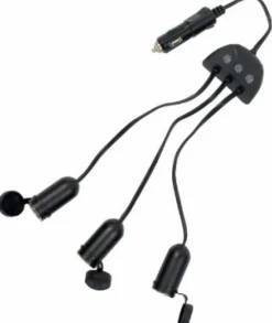 Custom Accessories 12 V Black Power Adapter 1 pk