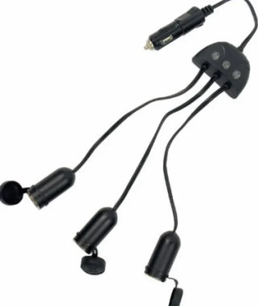 Custom Accessories 12 V Black Power Adapter 1 pk
