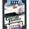 Custom Accessories Black ABS License Plate Frame
