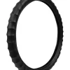 Custom Accessories Black Steering Wheel Cover For Fits 14-1/2 inch To 15-1/2 inch 1 pk