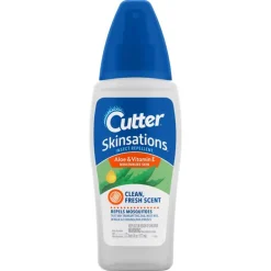 Cutter Skinsations Insect Repellent Liquid For Mosquitoes/Other Flying Insects 6 oz. (Pack of 12)