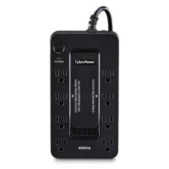 CyberPower 5 ft. L 8 outlets Power Block Black 890 J
