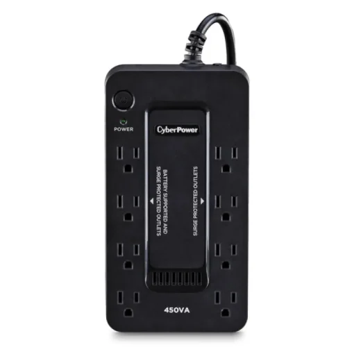 CyberPower 5 ft. L 8 outlets Power Block Black 890 J