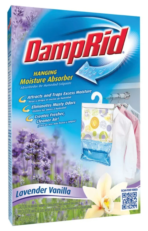 DampRid 14 oz. Lavender/Vanilla Scent Hanging Moisture Absorber