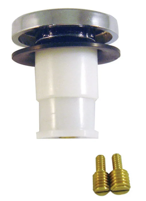 Danco 2 in. Chrome Plastic Tub Drain Stopper