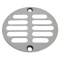 Danco 3-3/8 in. Chrome Round Brass Floor Drain Strainer