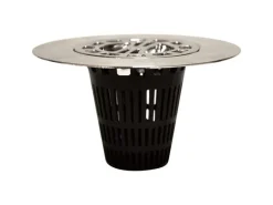 Danco 4-1/4 in. Chrome Round Drain Grate and Cover