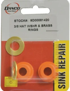 Danco 9/32 in. D Brass Cone Washer 2 pk