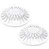 Danco 1-1/2 in. White Rubber Hair Snare Drain Cover