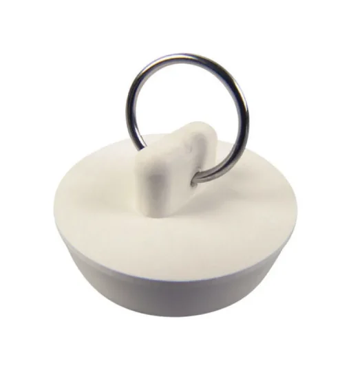 Danco 1-3/8 in. White Rubber Sink Stopper