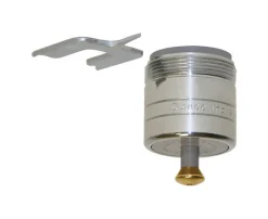 Danco Dual Thread 15/16 in.- 27M x 55/64 in.-27F Chrome Aerator Adapter