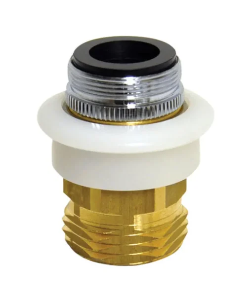 Danco Dual Thread 15/16 in.-27 or 55/64 in. Chrome Plated Aerator Adapter