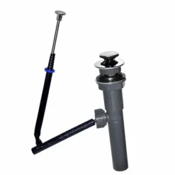 Danco EZ Connect 1-1/4 in. D Chrome Plastic Pop-Up Lavatory Drain